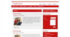Desktop Screenshot of hispacultura.org