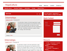 Tablet Screenshot of hispacultura.org