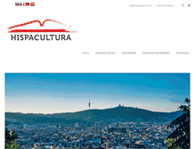 Tablet Screenshot of hispacultura.com